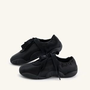 JW PEI FLAVIA BALLERINA SNEAKERS - BLACK (SIZE 9 US)
